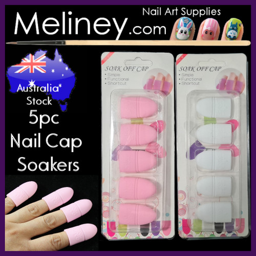 silicone nail cap soaker nail polish remover