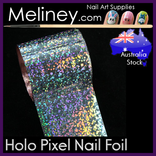Holo Pixel Nail Art Transfer Foil
