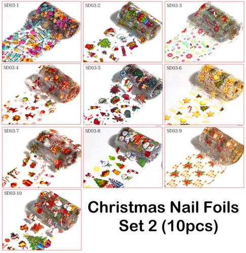 Christmas Nail Art Foils