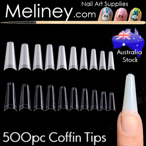 500pc Coffin Tips