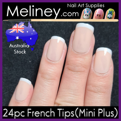 24pc Full Nail French Tips mini Plus