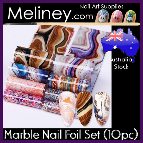 Marble Nail Foil Set