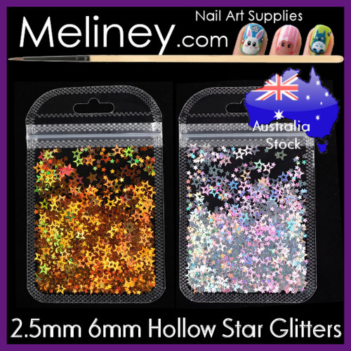 Hollow Star Glitter