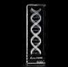 3D Crystal Conroy Rectangle Award | Custom Laser Etched & Engraved Glass | Personalized Corporate Employee Recognition Appreciation Trophy