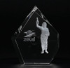 3D Crystal Prestige Iceberg Award | Custom Laser Etched & Engraved Glass | Personalized Corporate Employee Recognition Appreciation Trophy