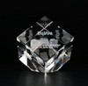 3D Crystal Diamond Cube Paperweight | Custom Laser Etched & Engraved Glass | Personalized Corporate Employee Recognition Trophy Award