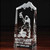 3D Crystal Denali Award | Custom Laser Etched & Engraved Glass | Personalized Corporate Employee Recognition Appreciation Trophy