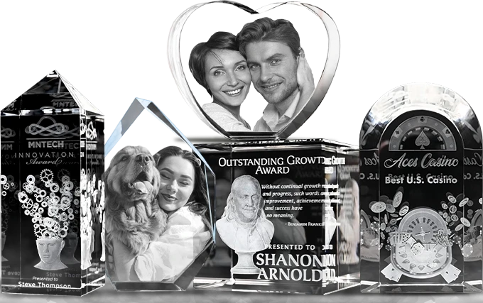 3D Crystal Awards and Gifts