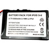 Battery & Pry Tools for Apple iPod 3rd Generation 616-0159 E225846 A1040 M8946