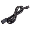 10-pack Power Extension cable 6ft Black C13 Female C14 Male 16AWG 10A 110V-250V