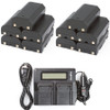 10 Batteries + LCD Dual Rapid Battery Charger for Trimble EiDLi1 5700 5800 R7 R8