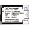 Battery for Canon LEGRIA Mini X PowerShot G1X mark II N100 VIXIA NB-12L NB12L