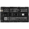 Battery for Sony NP-F930 NP-F950 NP-F960 NP-F970 NP-F975 XL-B2 XL-B3 6600mAh