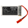 Battery for SYMA X54HC X54HW X56 X56W CS-SMX540RC Drone 3.7v 850mAh 3.15Wh