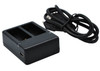 USB Dual Battery Charger for Gopro CHDHN-301 HD Hero3 Hero 03 3 3+ AHBBP-301