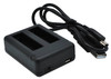 Battery Charger for Gopro Camera Hero 4 Black Silver HERO 4+ AHBBP-401 Dual USB