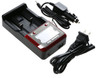 Battery Charger for 10440 17500 18350 18500 25500 26650 AA AAA w/US AC&Car cord