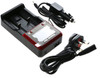 Battery Charger for 10440 13450 16340 18350 18490 18500 AA AAAw/UK Cord + Car