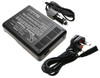 Battery Charger for 10440 14500 16340 25500 26650 AA AAA w/ UK AC & Car Cord