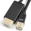 10FT Black Thunderbolt Mini DisplayPort to HDMI Cable Adapter for Apple MacBook Pro Air iMac