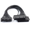 24Pin Dual PSU ATX Synchronous power supply adapter cable for Ether Mining 30cm
