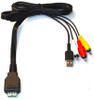 USB AV Cable for Sony VMC-MD2 Cyber-shot DSC-HX1