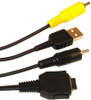 USB AV Cable for Sony VMC-MD1 Cyber-shot DSC-W55