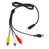 USB AV Cable for Sony VMC-MD3 Cyber-shot DSC-W320