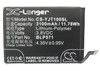 Battery for OnePlus BLP571 One A0001 SmartPhone CS-YJT100SL 3.8V Li-Polymer