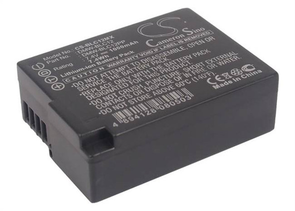 Battery for Panasonic DMC-GH2 GX8 Leica Sigma DP1Q DP3Q DMW-BLC12 BP-DC12 BP-51