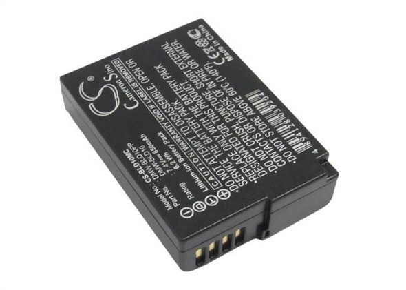 Battery for Panasonic DMC-G3 DMW-BLD10 DMW-BLD10E DMW-BLD10GK DMW-BLD10PP 850mAh