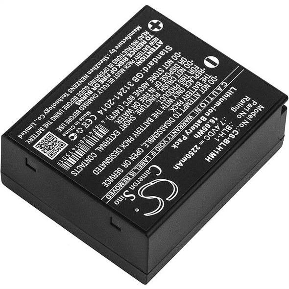 Battery for OLYMPUS E-M1 Mark II mirrorless OM-D BLH-1 Camera CS-BLH1MH 2250mAh