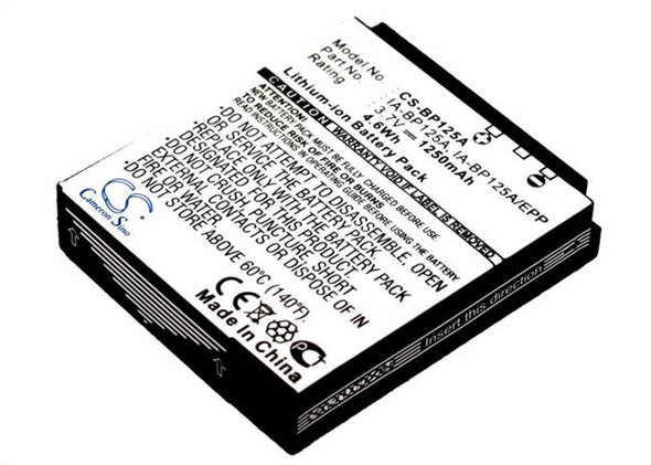 Battery for Samsung HMX-Q20 HMX-Q100 AD43-00197A BP125A IA-BP125 IA-BP125A NEW