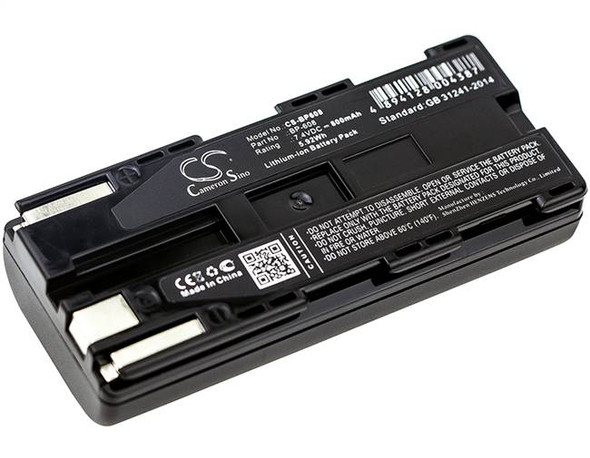 Battery for Canon C2 E1 E2 ES5000 FV1 G10 G1000 G2000 GL1 GL2 MV1 BP-608 BP-608A