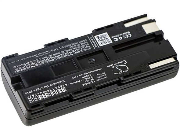 Battery for Canon C2 E1 E2 ES5000 FV1 G10 G1000 G2000 GL1 GL2 MV1 BP-608 BP-608A