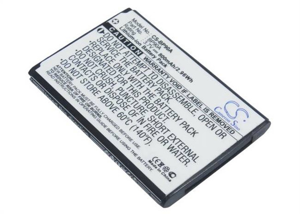 Battery for Samsung HMX-E10 HMX-E100P HMX-E110 SMX-E10 BP90A BP-90A IA-BP90A