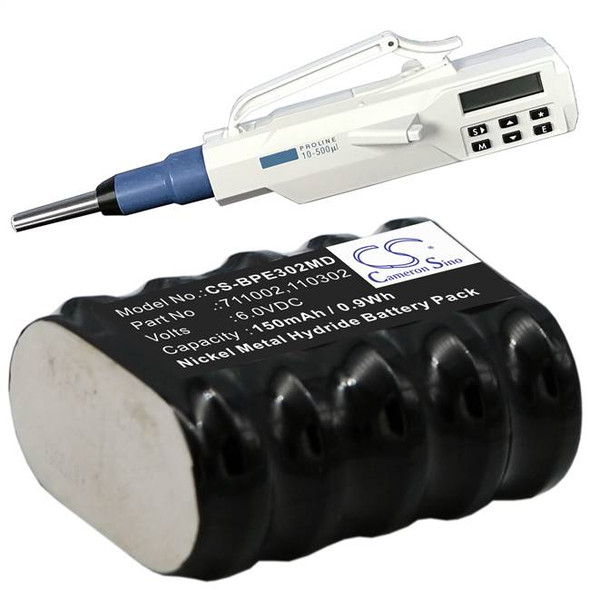 Battery for Baxter Biohit 100DKO ST4 SG ST4S Varta 110302 AMED1065 B10909 55615