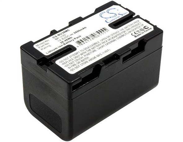 Battery for Sony PMW-100 PMW-EX1 PMW-EX3 PMW-F3 PXW-FS5 BP-U30 14.8v 2600mAh