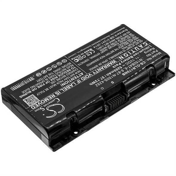 Battery for Clevo N150RD N170RD N151RD N170RF N170SD 6-87-N150S-4292 N150BAT-6