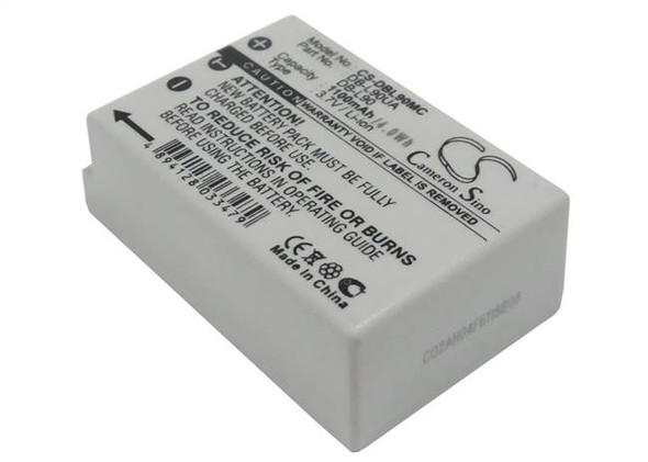 Battery for Sanyo VPC-SH1 VPC-SH1GX VPC-SH1R DB-L90 DB-L90UA Camera 1100mAh