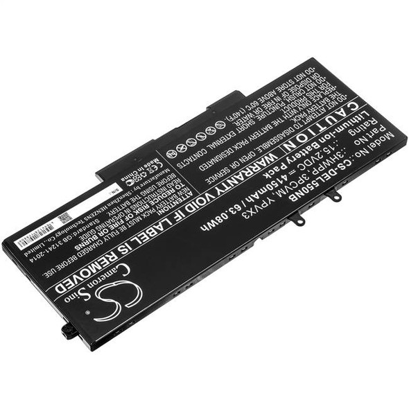 Battery for DELL Latitude 14 5410 5501 5511 5401 15 5510 4F92V 3HWPP 3PCVM YPVX3