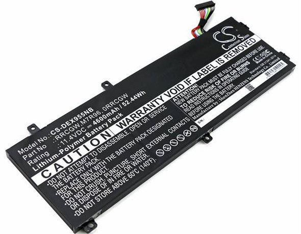 Battery for DELL XPS 15-9560 0RRCGW 5D91C 5XJ28 62MJV 6GTPY GPM03 H5H20 RRCGW