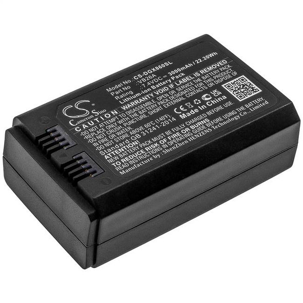 Battery for GODOX V860III VB26A Camera Flash CS-DGX860SL 7.4v 3000mAh 22.20Wh