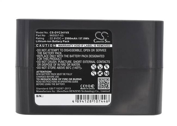 Battery for Dyson Vacuum 202932-02 Type-B DC31 Animal DC34 DC35 DC44 DC45 DC56