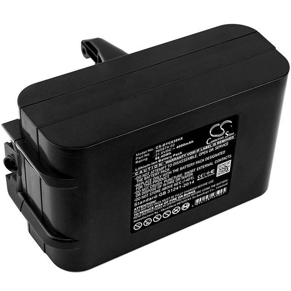 Battery for Dyson 205794-01/04 965874-02 DC58 DC61 DC62 DC72 DC74 V6 Slim 4000mA
