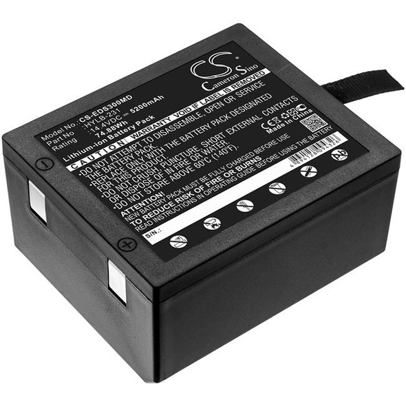Battery for EDAN SE3 SE-3 HYLB-231 CS-EDS300MD 14.4v 5200mAh 74.88Wh Li-ion