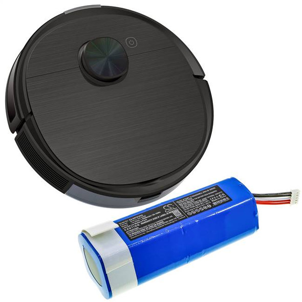 Battery for Ecovacs Deebot Ozmo 950 9er T8 T8+ T9 T9+ N5S S10-Li-144-6800 6400mA