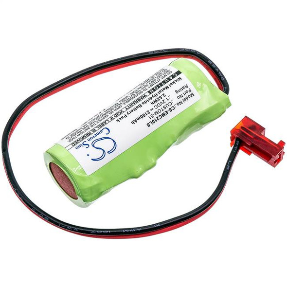 Battery for Lithonia Saft ELB-1P201NB 1210N CUSTOM-33 CUSTOM-51 ELB-1P201N 16440
