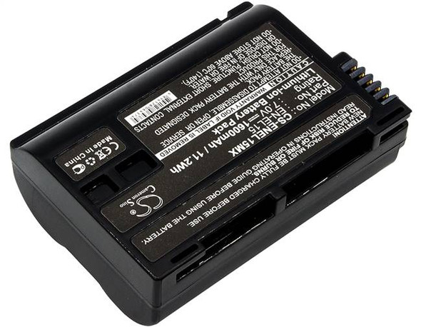 Battery for Nikon Coolpix D600 D610 D7100 D7200 D750 EN-EL15 EN-EL15A 1600mAh