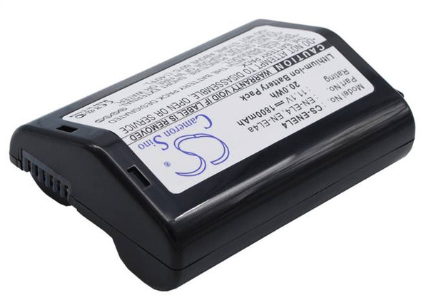 Battery for NIKON D2Hs D2X D2Xs D3 D3S F6 D2H D3X EN-EL4 EN-EL4a EN-EL4e 1800mAh